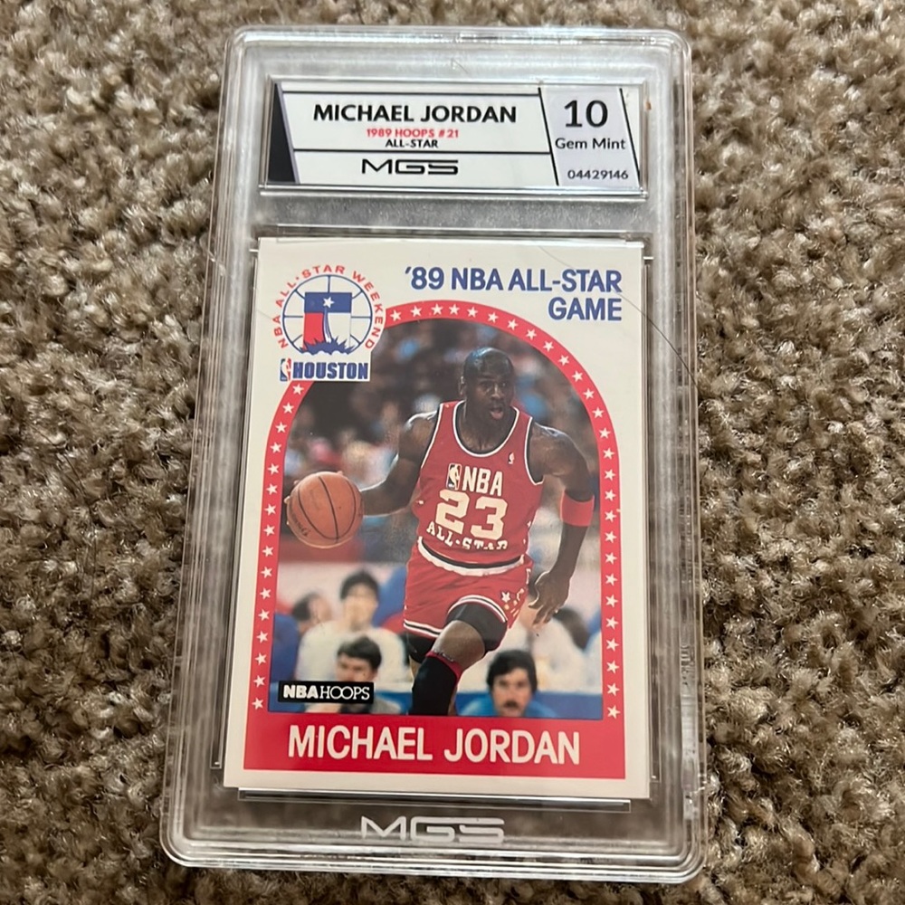 1989 NBA Hoops NBA All Star Game #21 Original Michael Jordan owned
